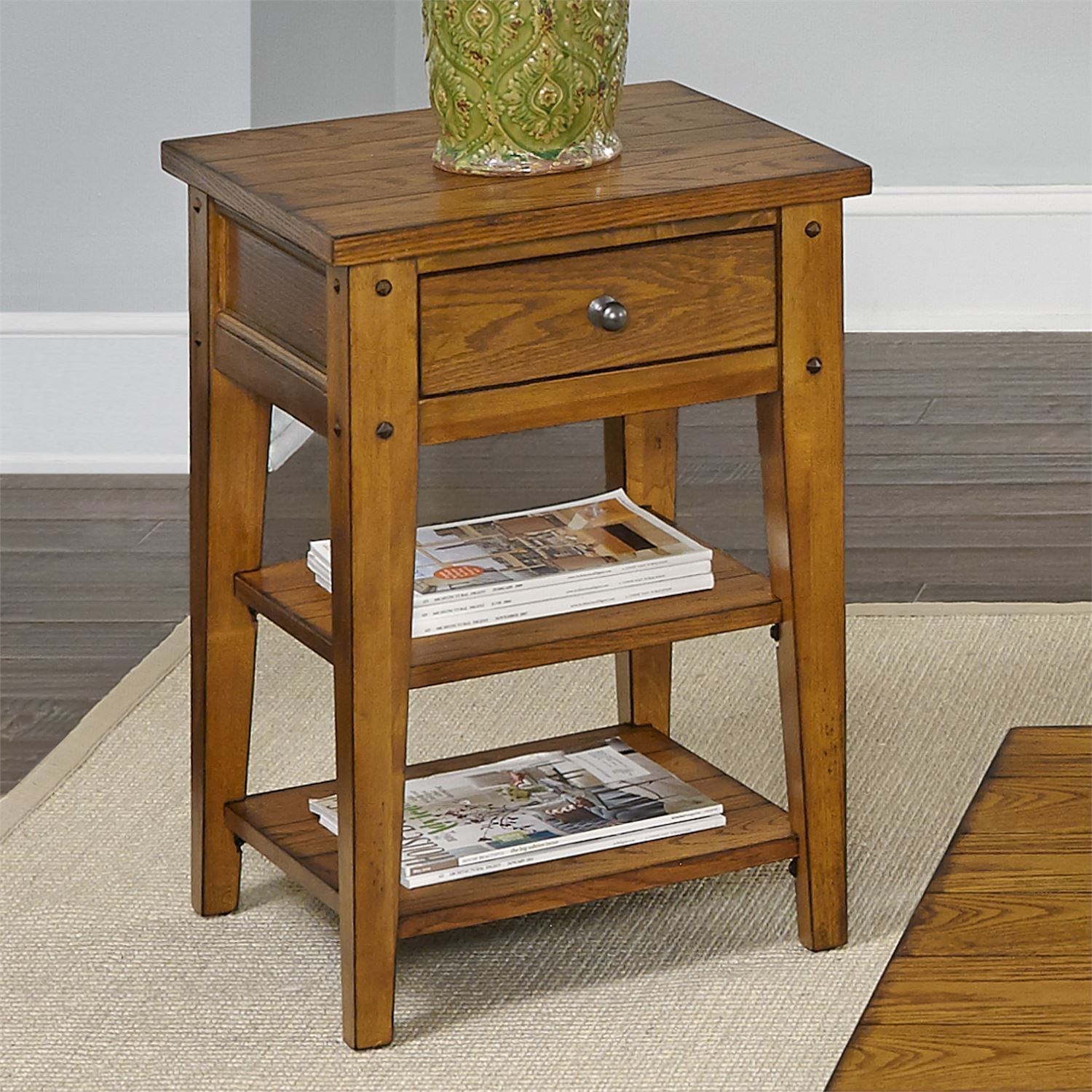 Liberty Furniture Lake House 110OT1021 Chair Side End Table Gill